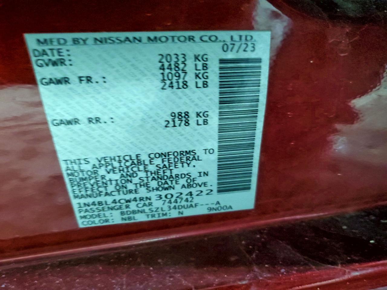 Nissan Altima Sr Image 7