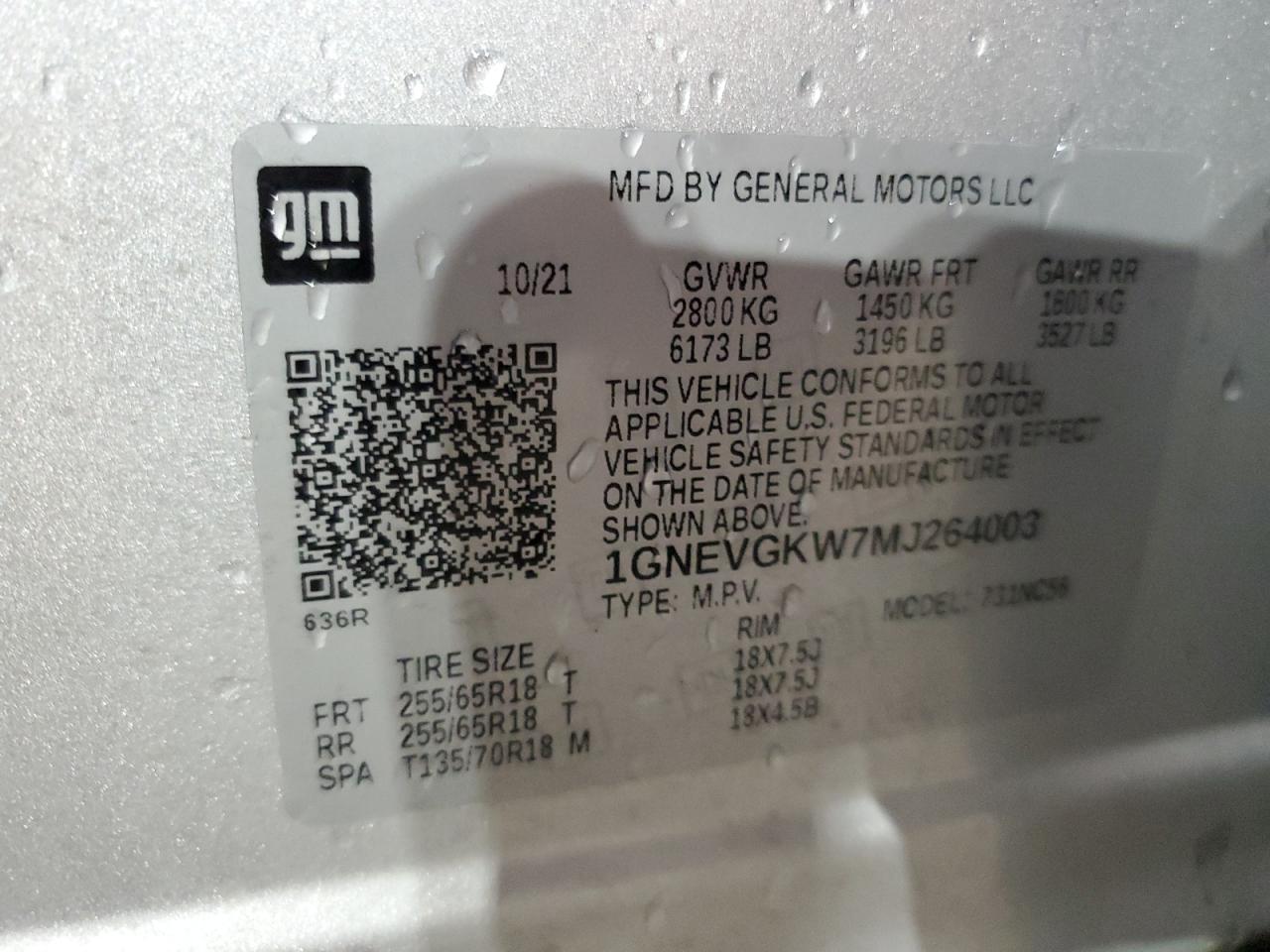 Chevrolet Traverse Lt Image 12