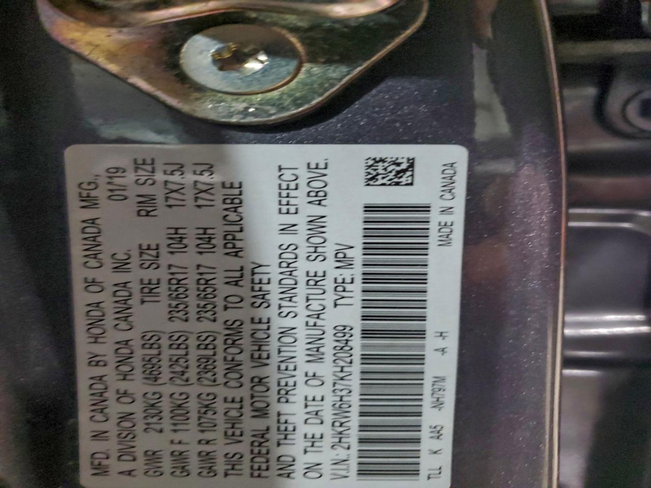 Honda Crv Lx Image 7