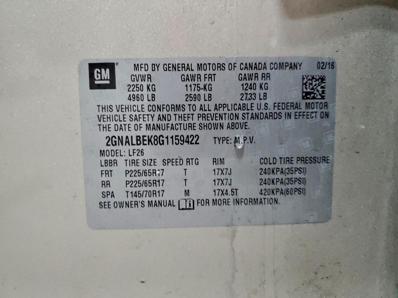 Chevrolet Equinox Ls Image 6