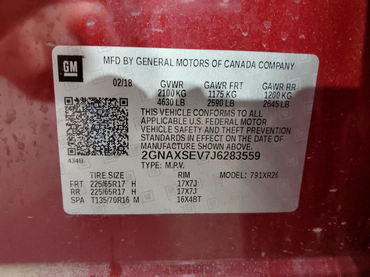 Chevrolet Equinox Lt Image 9