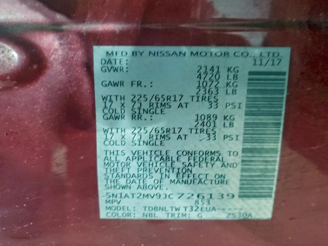 Nissan Rogue S Image 10