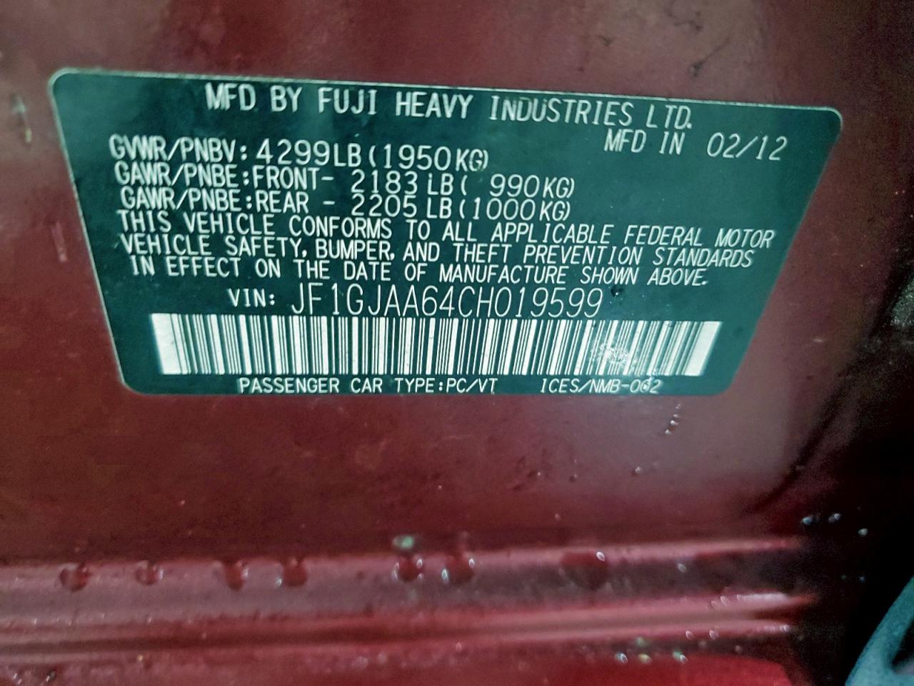 Subaru Impreza Image 2