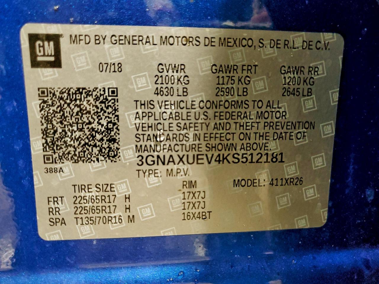 Chevrolet Equinox Lt Image 13