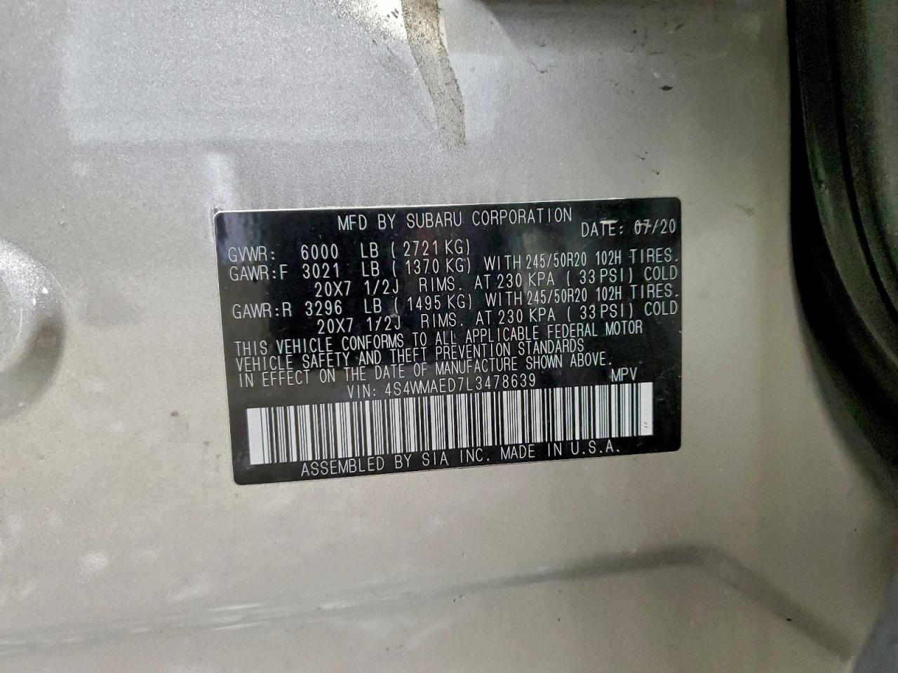 Subaru Ascent Premium Image 9