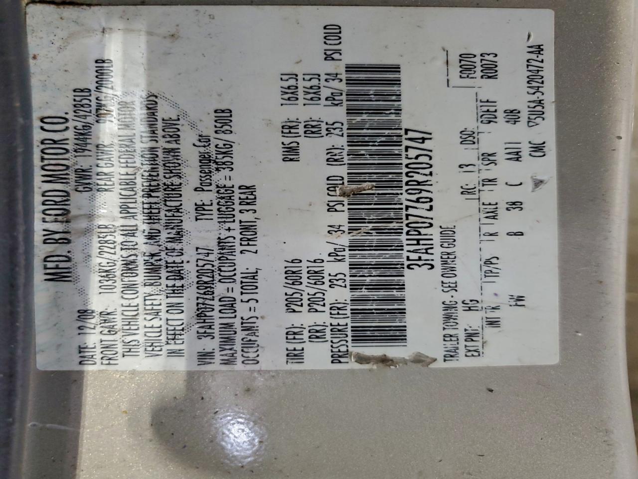 Ford Fusion Se Image 8