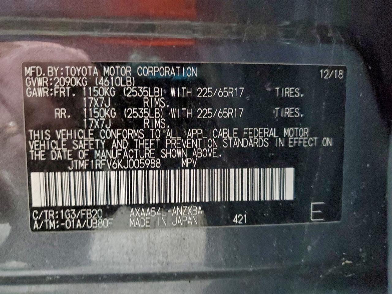 Toyota RAV4 Le Image 7