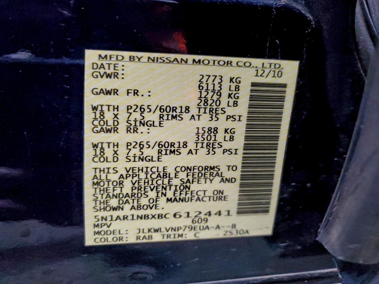 Nissan Pathfinder S Image 10